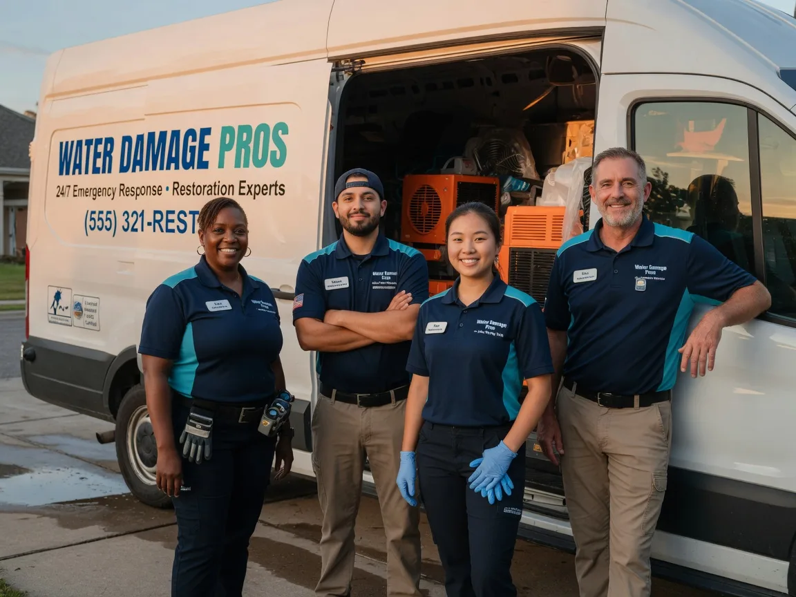 Water Damage Restoration company in Husser, LA
